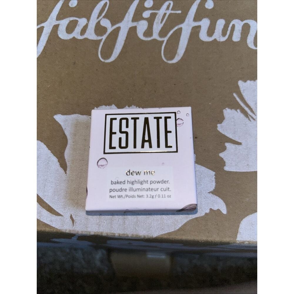 Estate Dew Me Baked Highlight Powder in LIT . 11oz/3.2g FULL SZ SEALED BOX